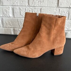 Dolce Vita Brown Suede Ankle Booties